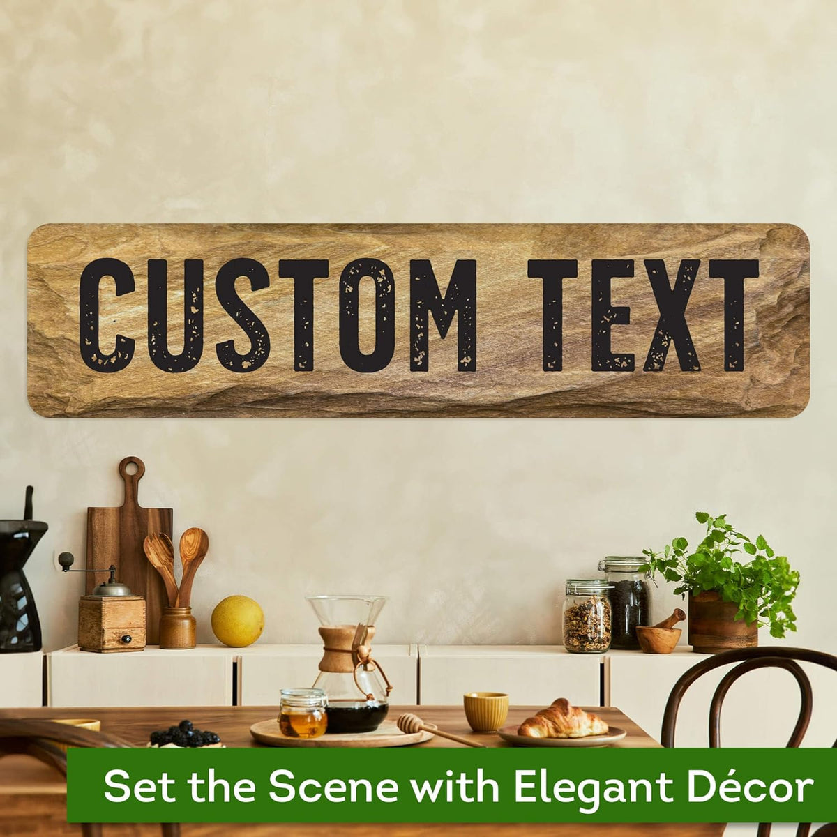 Custom Sign, Custom Street Sign, 11 Font Colors, 13 Font Styles, 4 Hole Options, 22 Sizes, 12x48