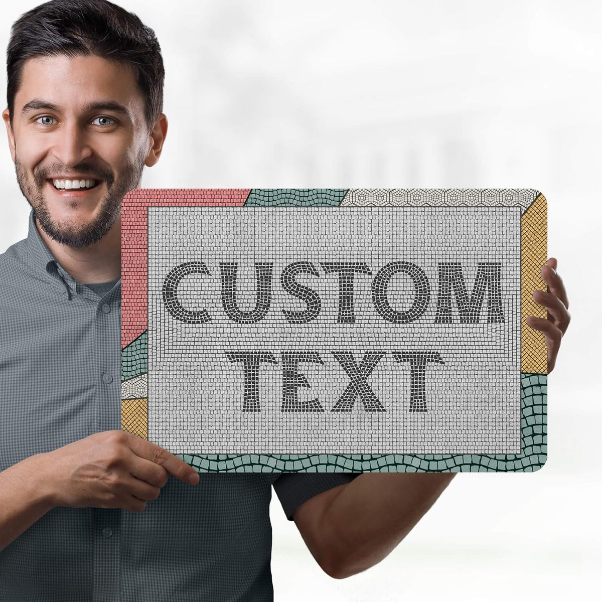 Custom Sign, Custom Street Sign, 11 Font Colors, 13 Font Styles, 4 Hole Options, 22 Sizes, 12x18