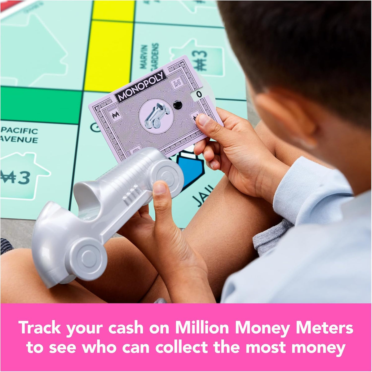 Spin Master Games, Monopoly Giant Edition, Classic Family Board Game for Indoor & Outdoor Play with