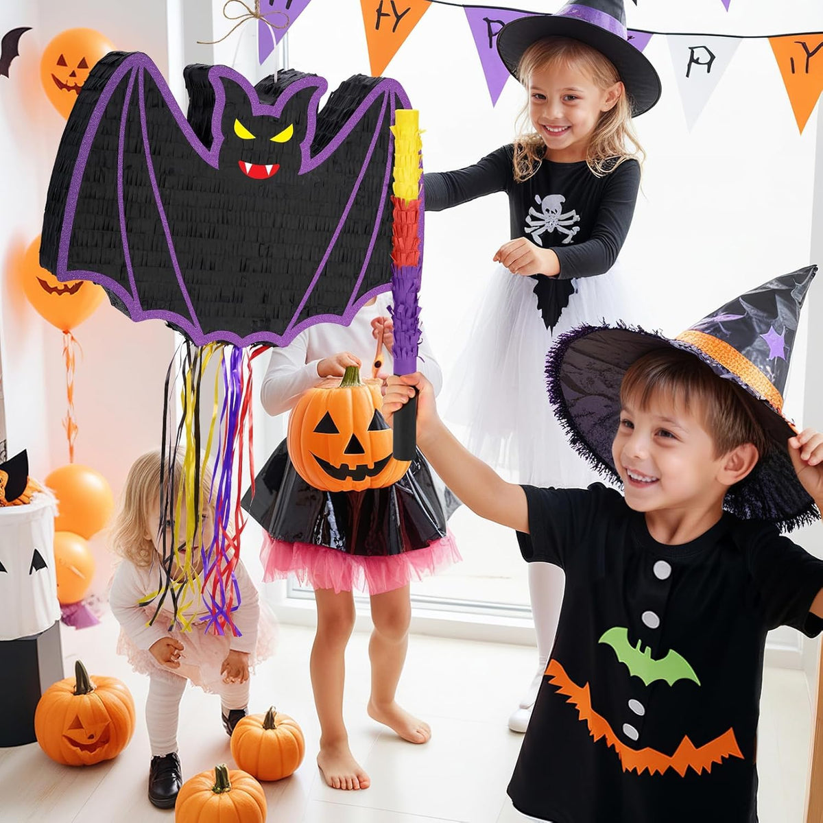 WERNNSAI Halloween Pinata - Halloween Party Decoration Scary Hallo-ween Pinata for Kids Baby