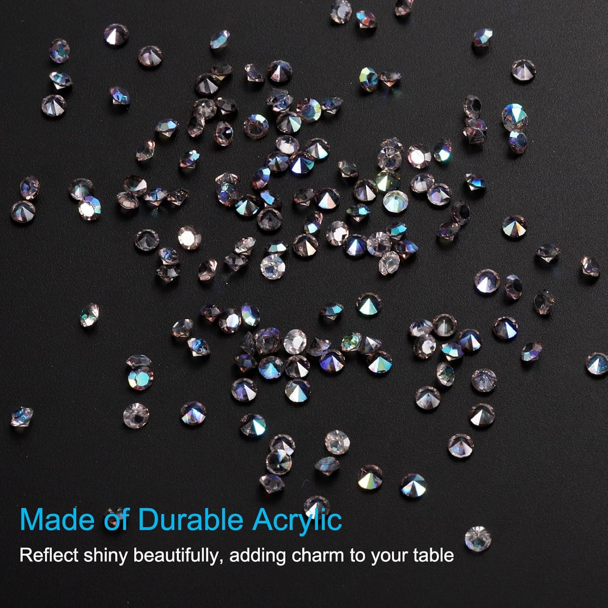PATIKIL 14000Pcs Wedding Table Scatter Confetti Crystals 3mm Acrylic Diamonds Vase Fillers Gems for