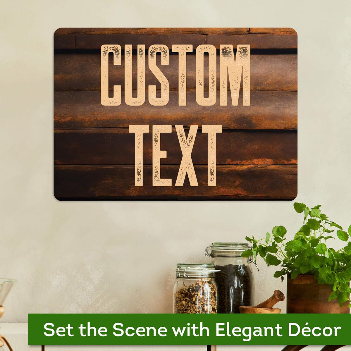 Custom Sign, Custom Street Sign, 11 Font Colors, 13 Font Styles, 4 Hole Options, 22 Sizes, 10x14