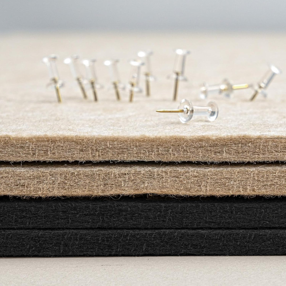 Bulletin Board, 36 x 24 inches Felt Board - Decorative Pin Board, Cork Board Alternative for Wall