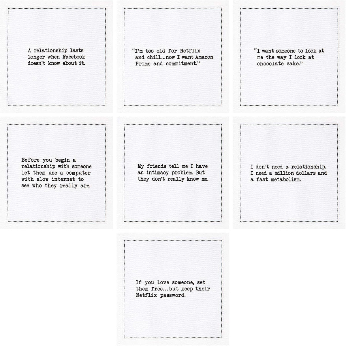 Five Star White Cotton Cocktail Napkins, Beverage & Bar Napkins - 4.5" x 4.5" (50 Pack)