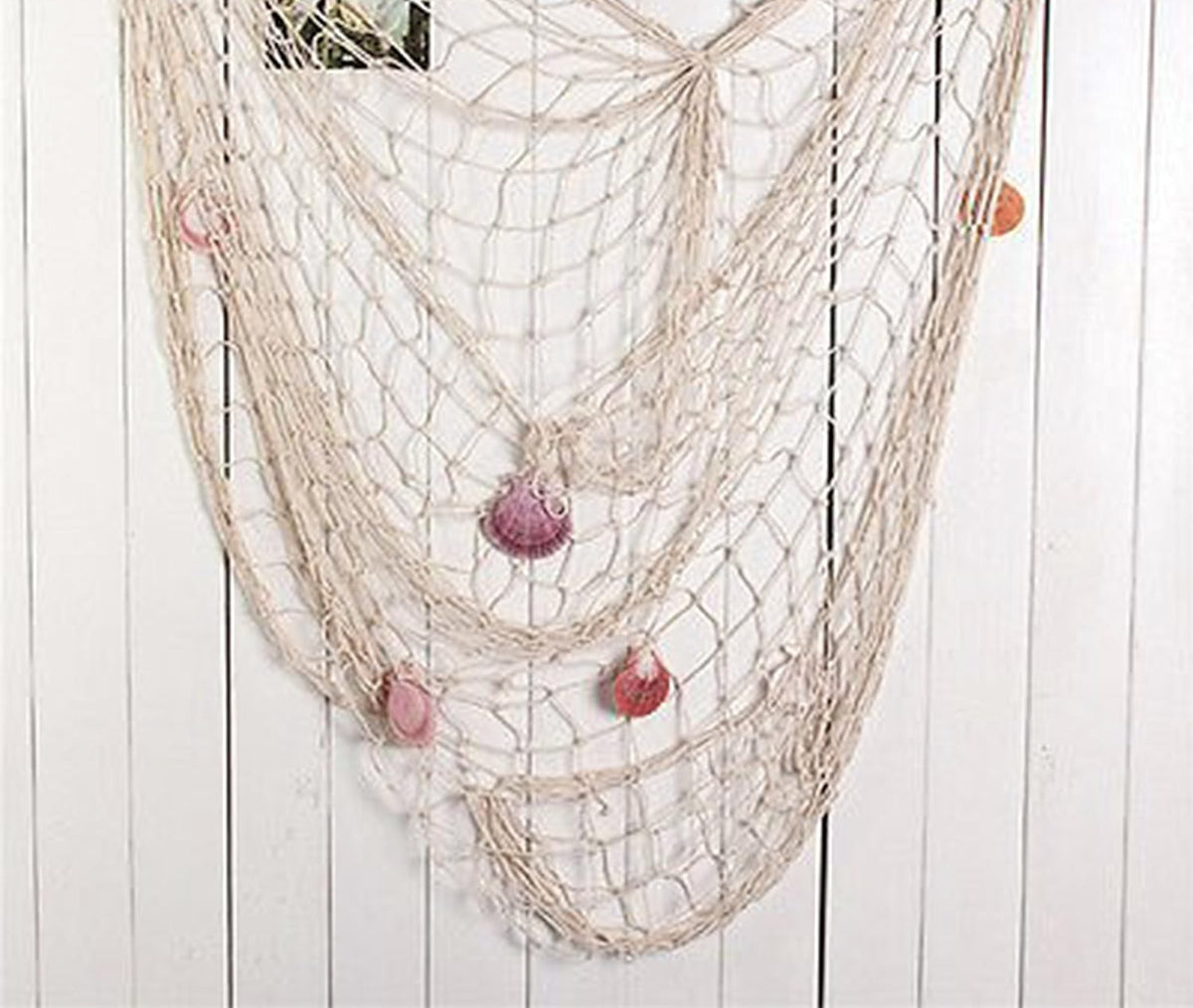 Natural Fish Net Party Decorations for Pirate Party, Hawaiian Party, Nautical Themed Cotton Fishnet