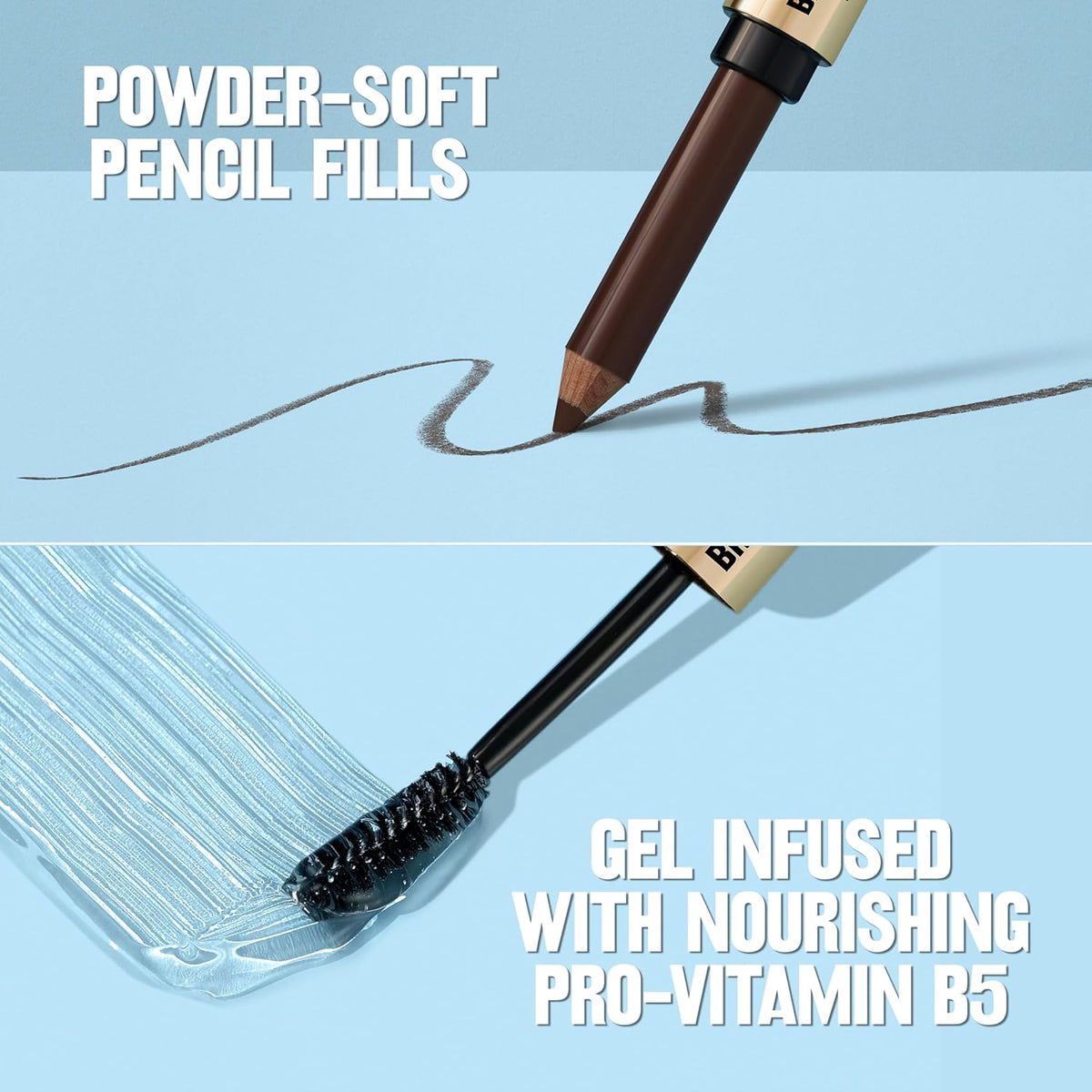 Revlon ColorStay Brow Fantasy, All In One Eyebrow Powder Pencil with Shaping Clear Gel, Gel Infused
