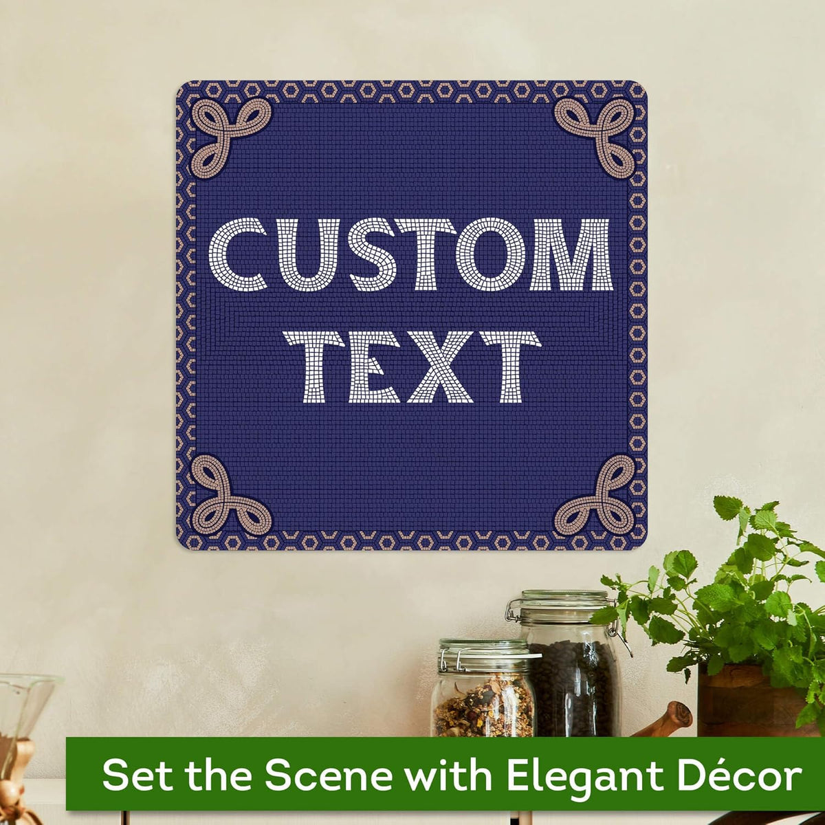 Custom Sign, Custom Street Sign, 11 Font Colors, 13 Font Styles, 4 Hole Options, 22 Sizes, 12x12