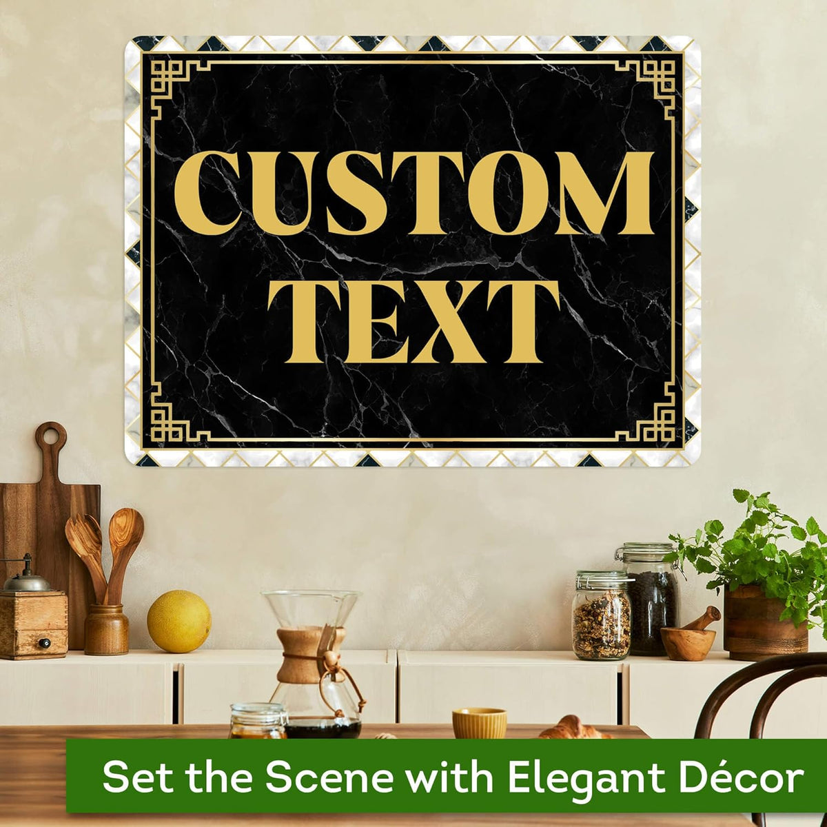 Custom Sign, Custom Street Sign, 11 Font Colors, 13 Font Styles, 4 Hole Options, 22 Sizes, 18x24