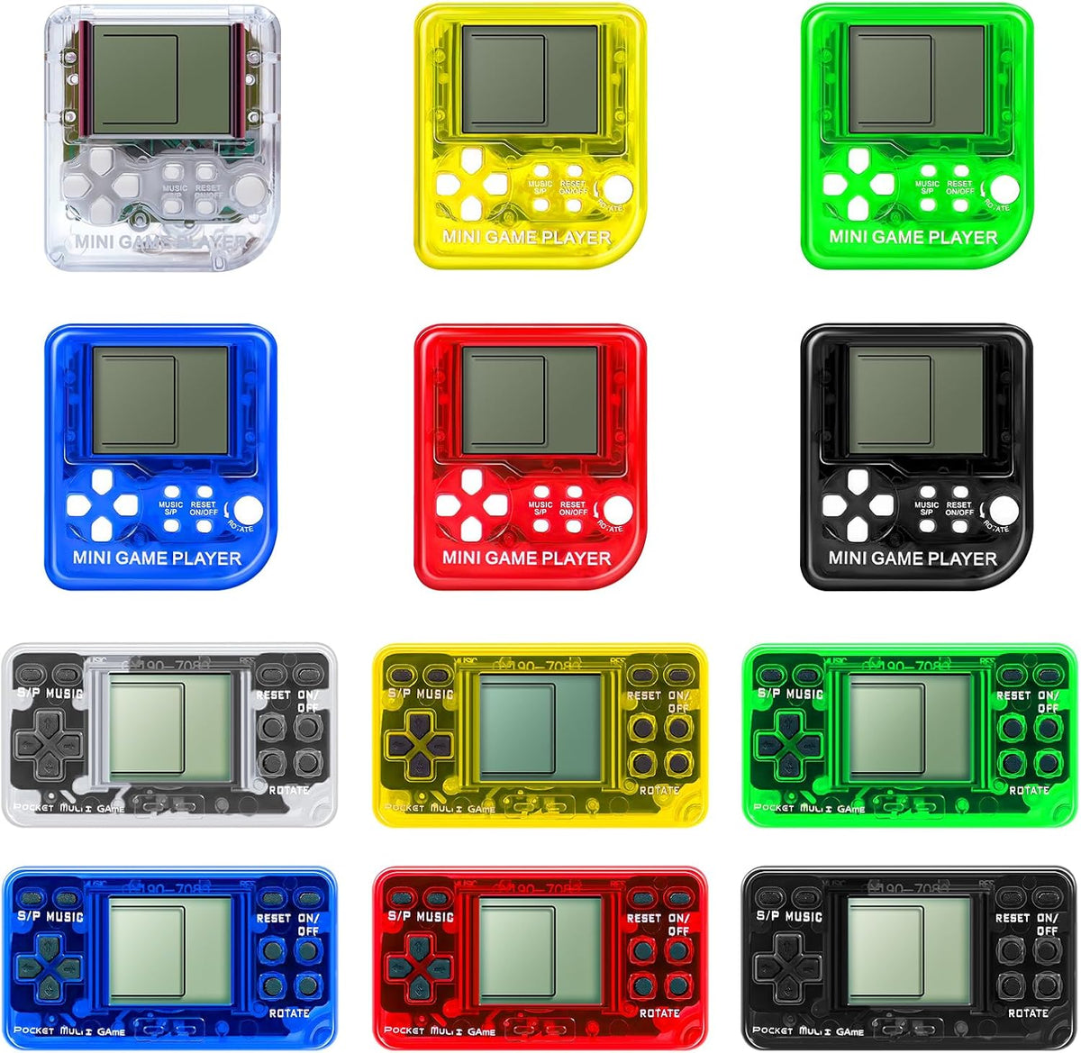 12Pcs Video Game Party Favors for Kids, Mini Game Keychain Arcade Party Favors Birthday Supplies