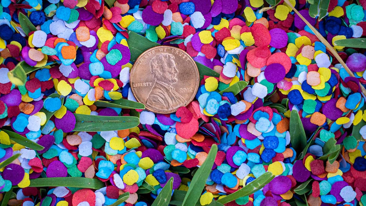 Fiesta Confetti.Value Mexican Colorful paper Confetti. Medium Bag .44lb/200gr.