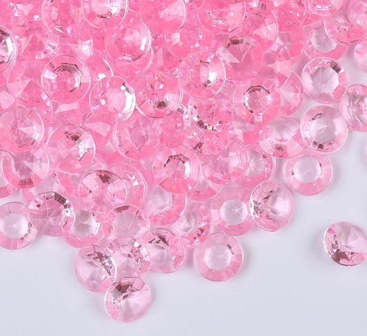 1000pcs/ Pack Wedding Table Acrylic Diamond Scatter Crystals Confetti Acrylic Gems Vase Fillers
