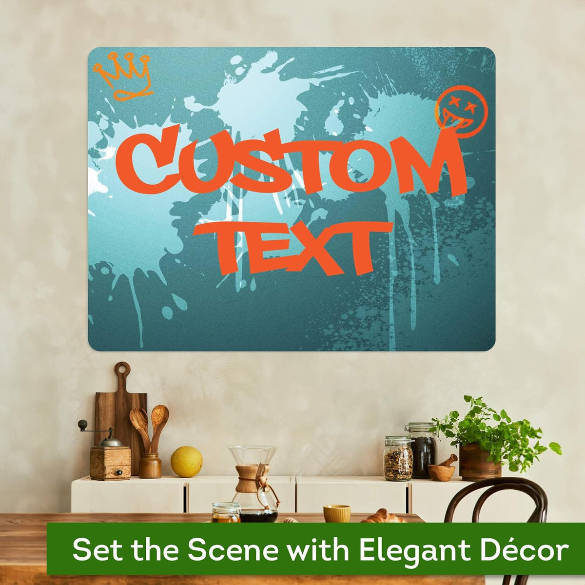 Custom Sign, Custom Street Sign, 11 Font Colors, 13 Font Styles, 4 Hole Options, 22 Sizes, 36x48