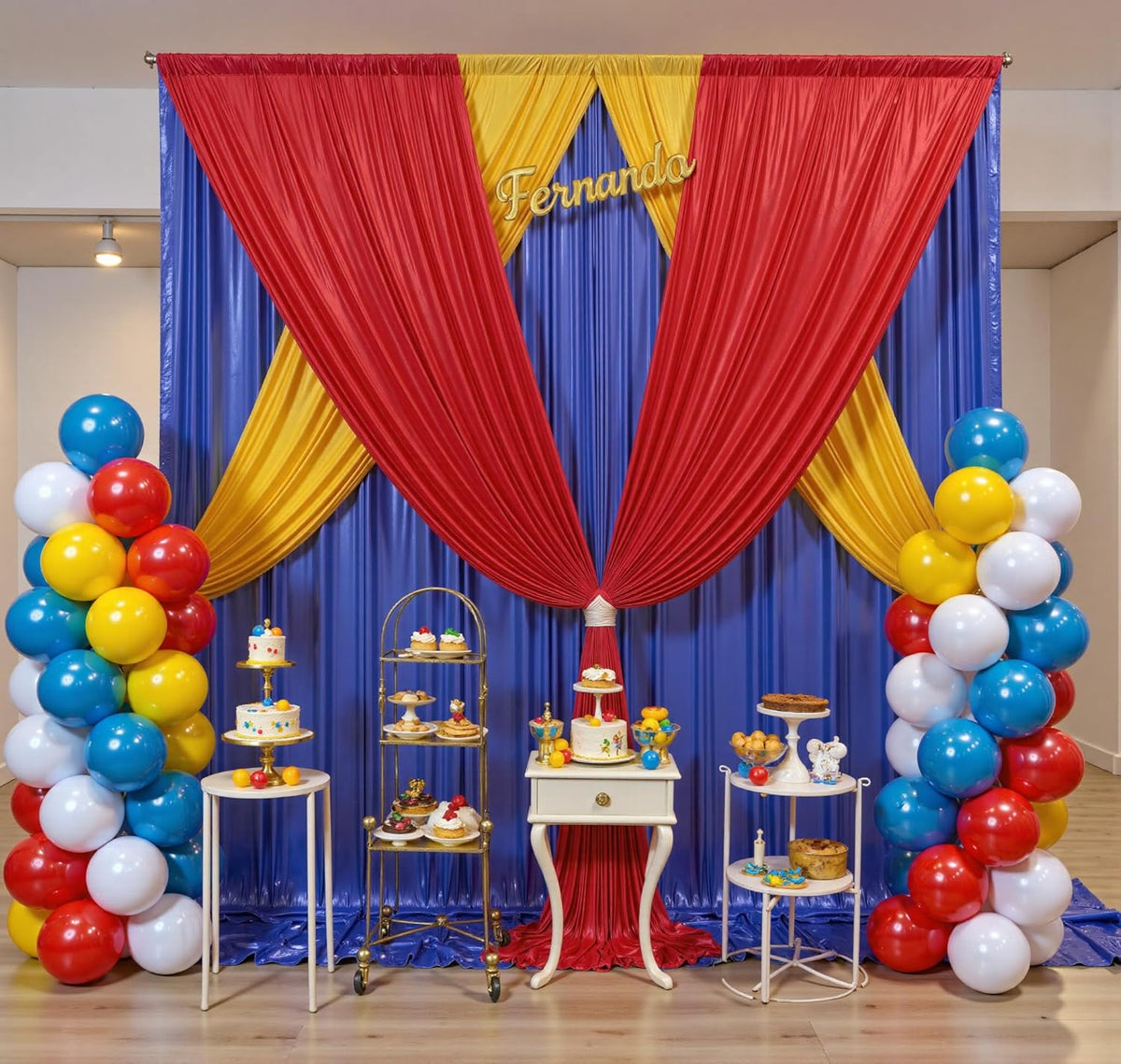 10x10ft Shimmer Royal Blue Sequin Backdrop Curtain for Parties, Thick Wrinkle Free Glitter Blue