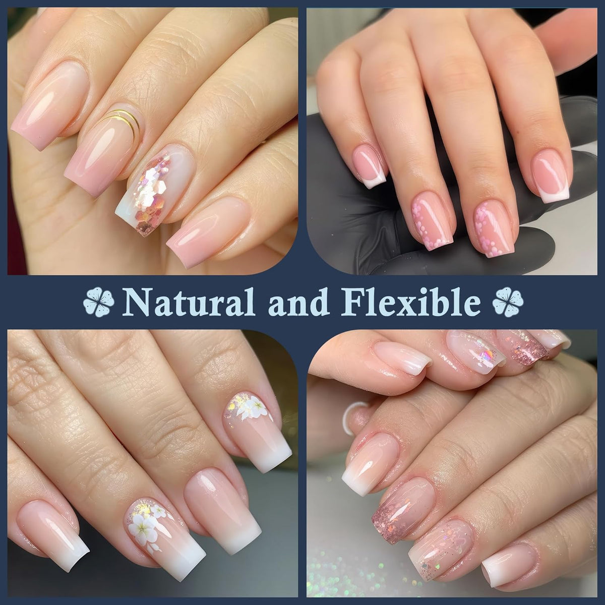 Short Coffin Nails Tips: Soft Gel Pre-Shaped Acrylic Nail Tips Coffin 360pcs Fake Nails Half Matte