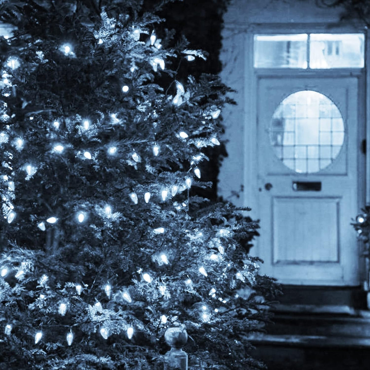 Dazzle Bright C6 Christmas String Lights, 100 LED 33 FT Outdoor Christmas Lights Waterproof