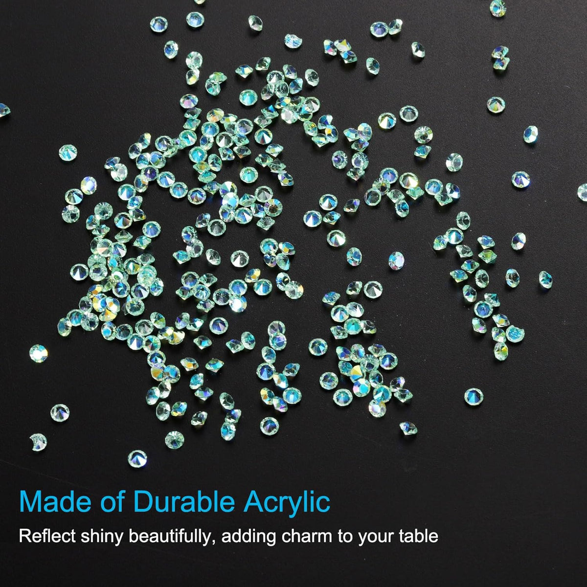 PATIKIL 14000Pcs Wedding Table Scatter Confetti Crystals 3mm Acrylic Diamonds Vase Fillers Gems for
