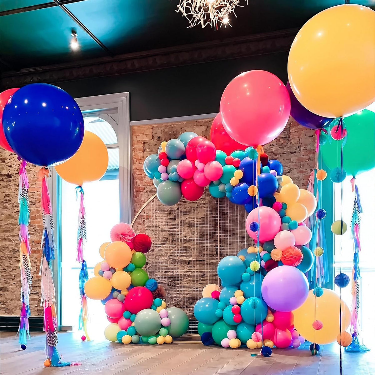 30 pcs Colorful Balloons 18 Inch - Large Thick Latex Balloon for Birthday Bridal Shower Wedding