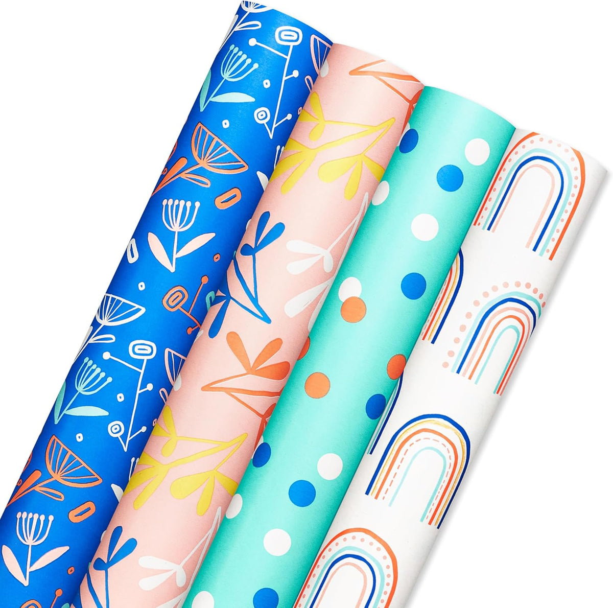 American Greetings 160 sq. ft. Reversible Wrapping Paper Bundle for Birthdays, Anniversaries