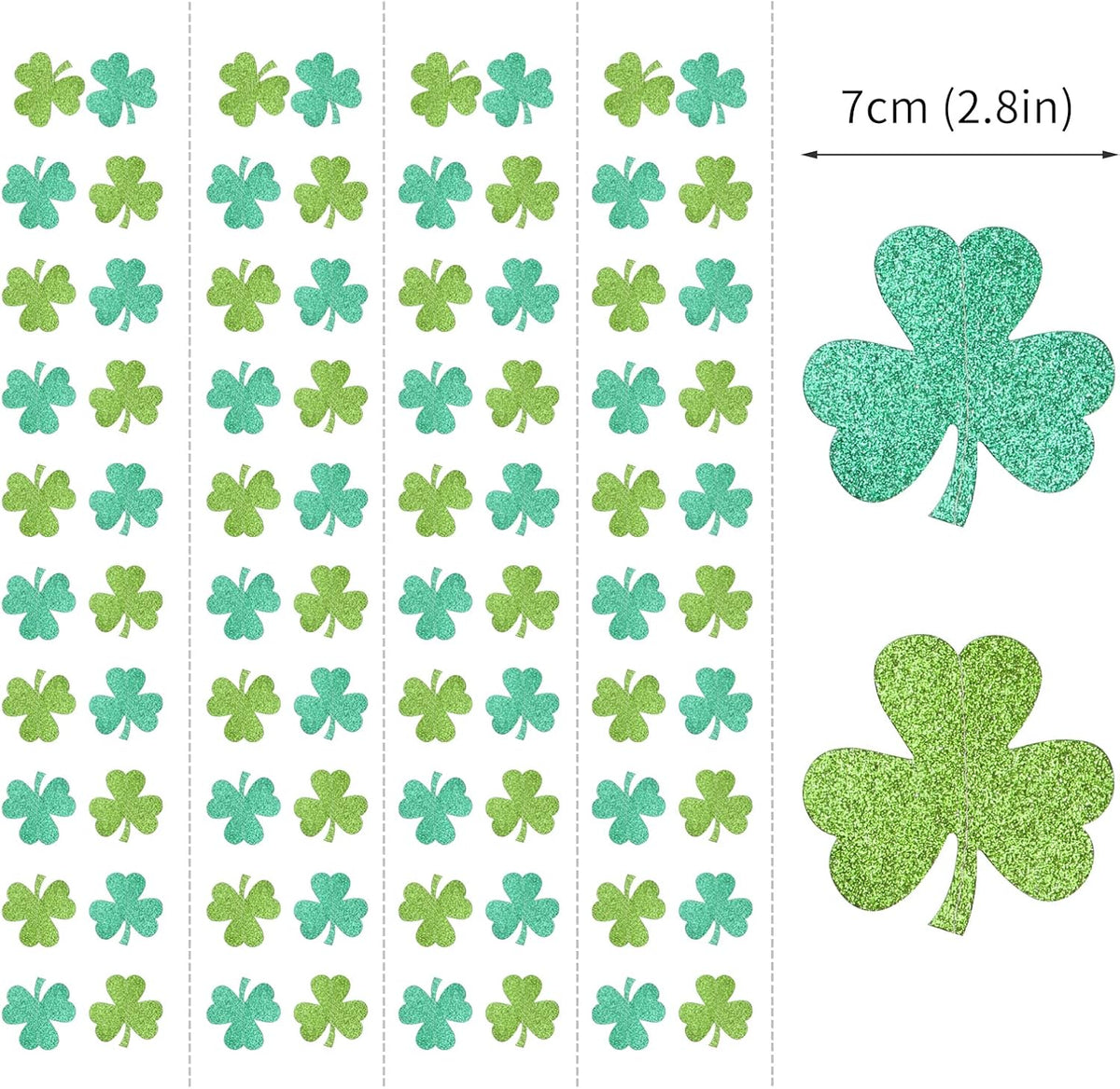 St-Saint Patricks-Day Decorations Shamrock Green-Garland - 35ft St. Patrick's Day Decorations
