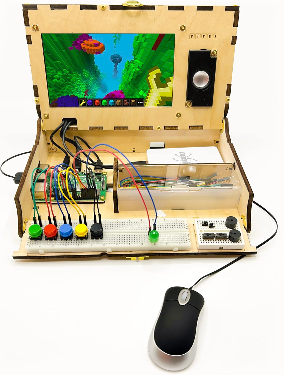 Piper Computer Kit: Award-Winning Build-A-Computer Age 8+ STEAM Learning, with Raspberry Pi