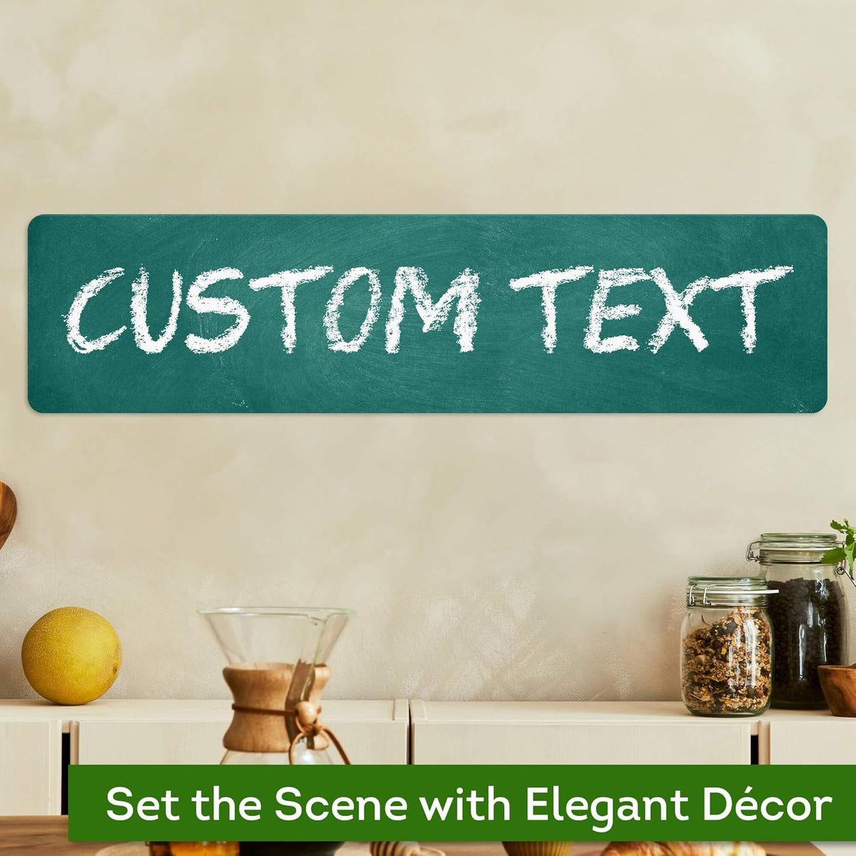 Custom Sign, Custom Street Sign, 11 Font Colors, 13 Font Styles, 4 Hole Options, 22 Sizes, 6x24
