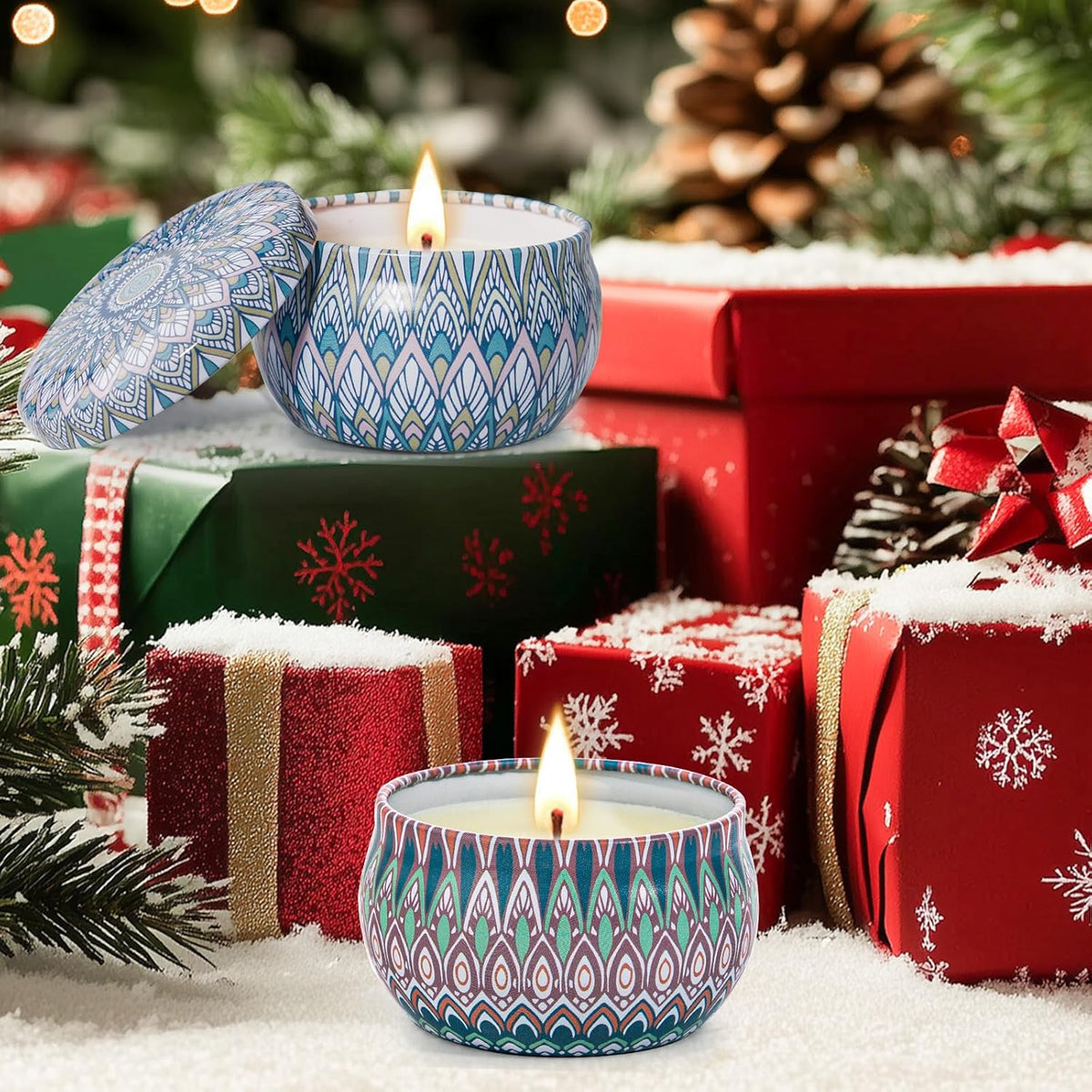 Scented Candles Gift Set, 12 Pack Aromatherapy Candles for Women, Candles for Home Scented, 300H