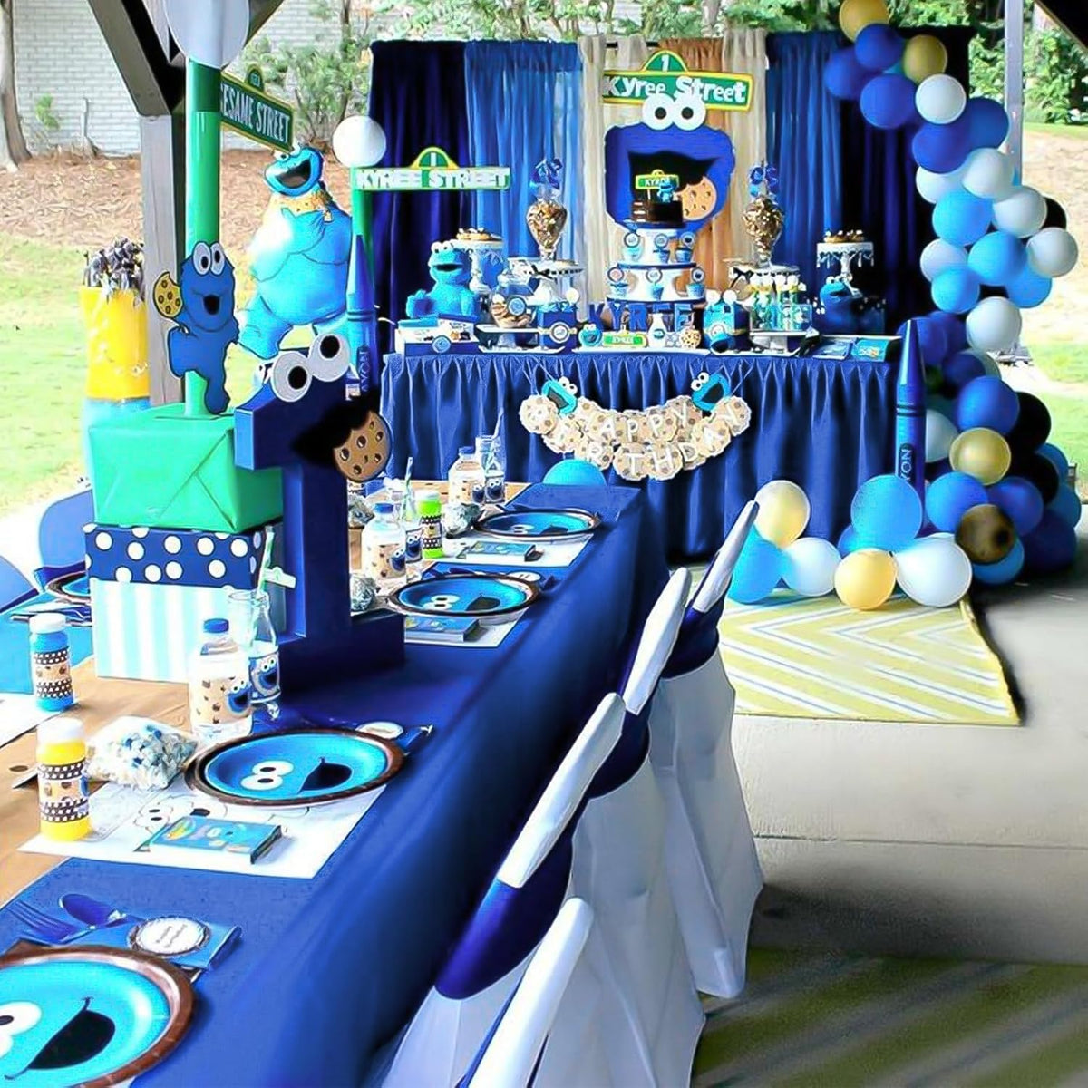 10 Pack Royal Blue Tablecloth 60 x 126 Inch Polyester Table Cloth for 8 Ft Rectangle Tables, Stain