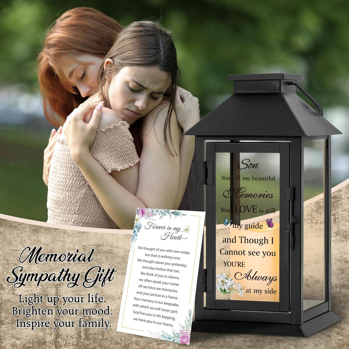 Memorial Gifts Memorial Lantern for Loss of Son in Memory of Son Bereavement Gifts Loss of Son