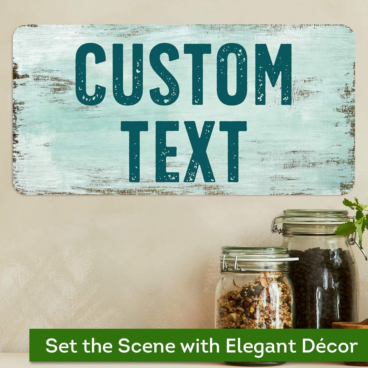 Custom Sign, Custom Street Sign, 11 Font Colors, 13 Font Styles, 4 Hole Options, 22 Sizes, 6x12