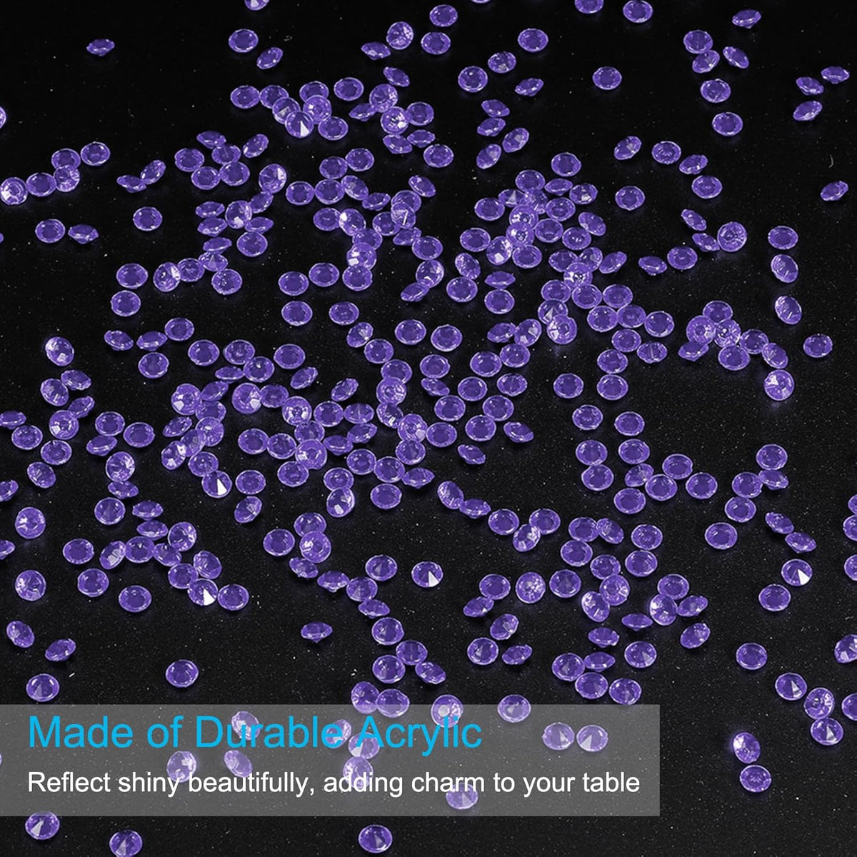 PATIKIL 4000 Pcs Wedding Table Scatter Confetti Crystals 6 mm Acrylic Diamonds Vase Fillers Gems