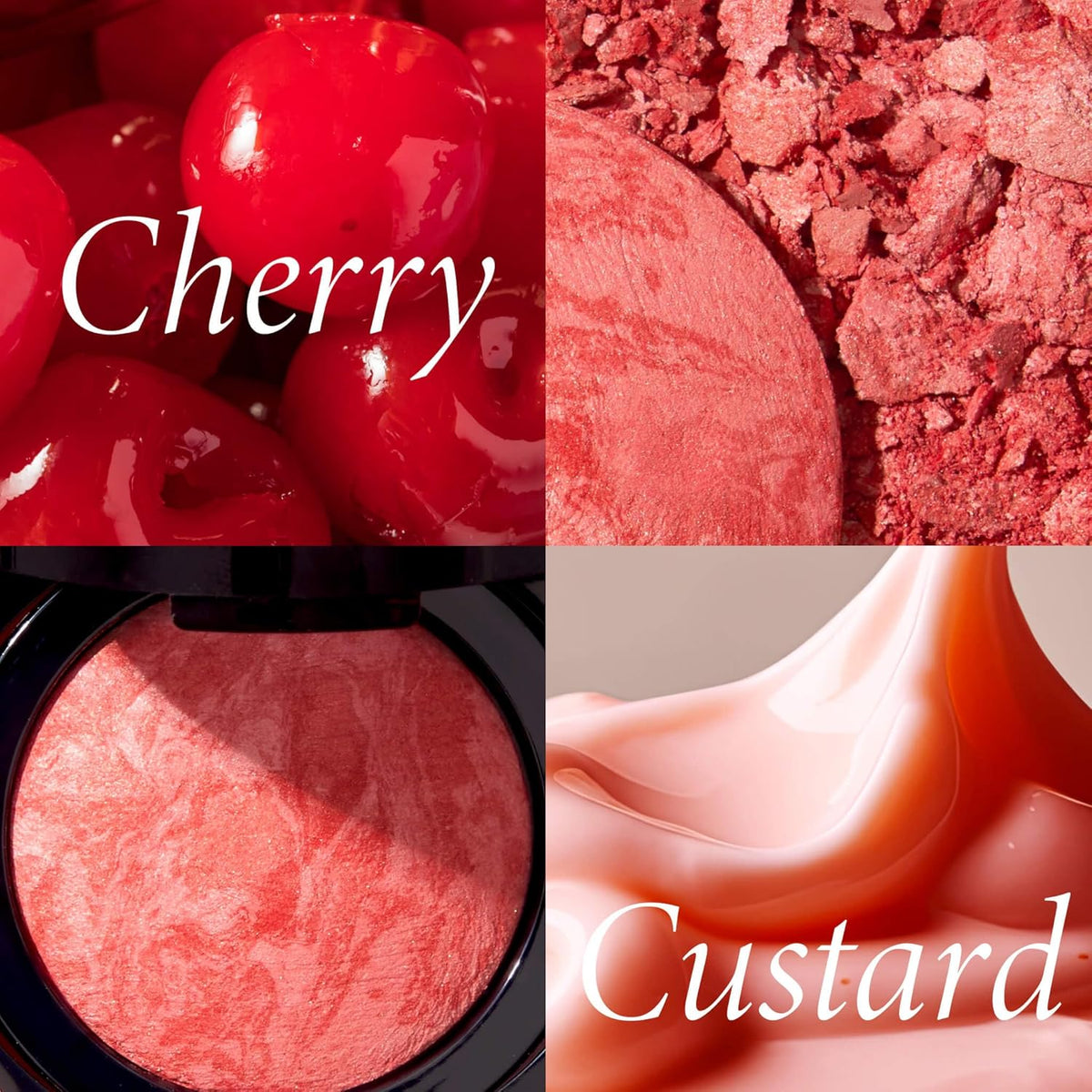 LAURA GELLER NEW YORK Baked Blush-n-Brighten Marbleized Blush for Cheeks - Cherry Custard - Natural