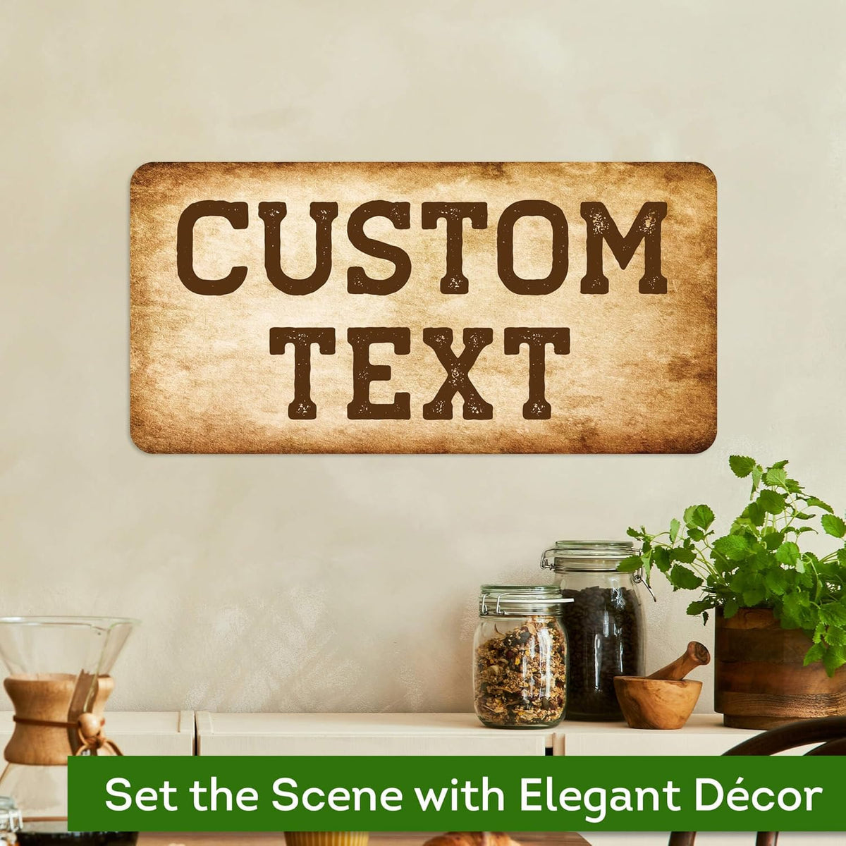 Custom Sign, Custom Street Sign, 11 Font Colors, 13 Font Styles, 4 Hole Options, 22 Sizes, 9x18