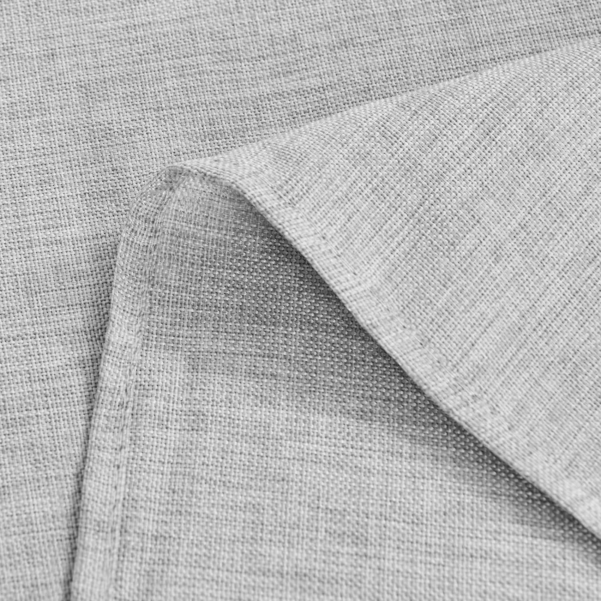 Hiasan Faux Linen Rectangle Tablecloth - Wrinkle and Stain Resistant Washable Table Cloth for