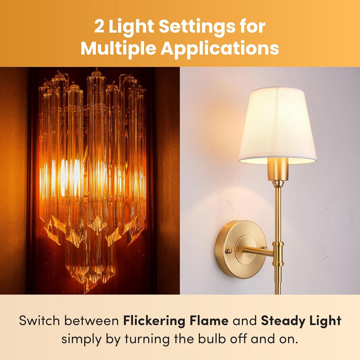 Fire Effect T6 T8 E12 LED Fire Candle Light Bulb Flame Flicker Tube Base Shape Novelty Lighting B11