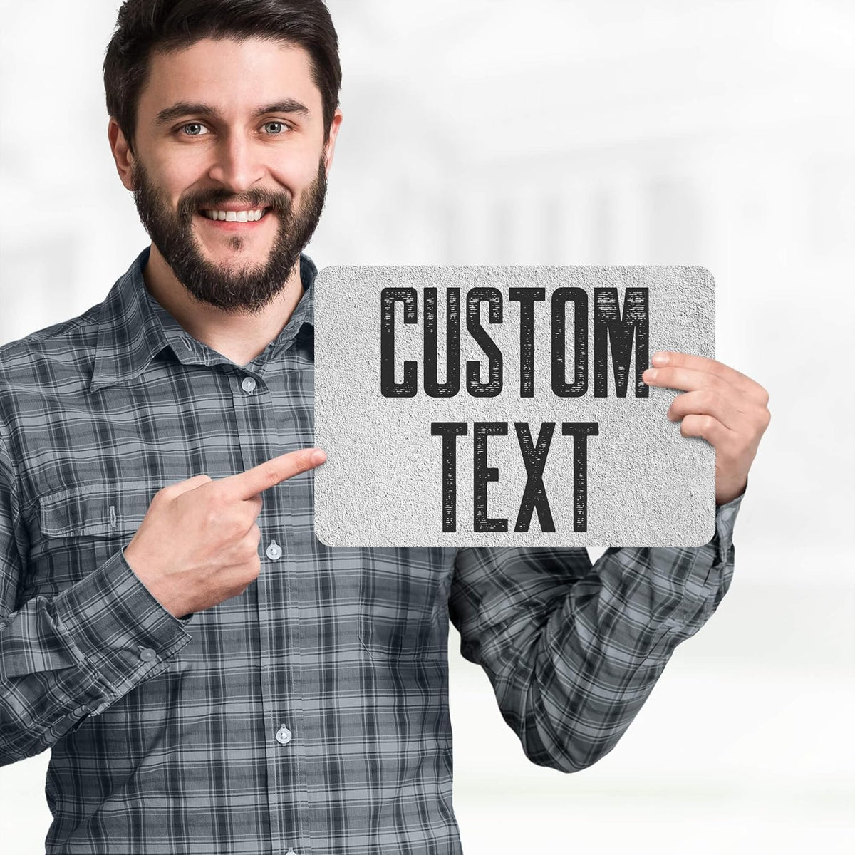 Custom Sign, Custom Street Sign, 11 Font Colors, 13 Font Styles, 4 Hole Options, 22 Sizes, 7x10