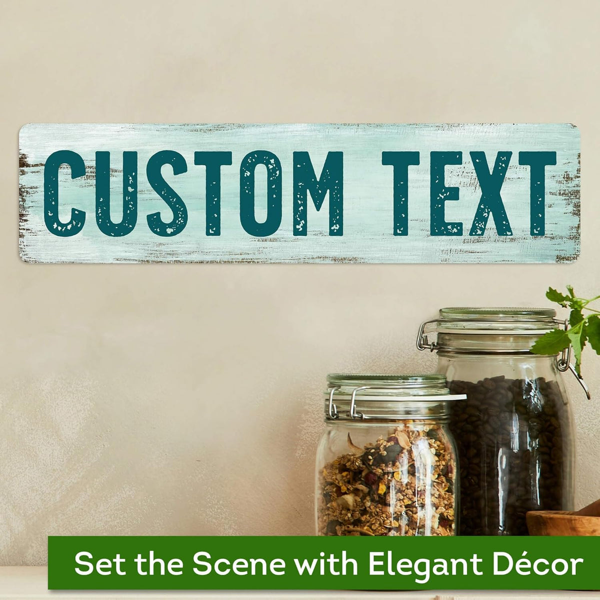 Custom Sign, Custom Street Sign, 11 Font Colors, 13 Font Styles, 4 Hole Options, 22 Sizes, 3x12