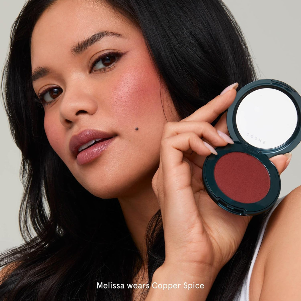 SOSHE Beauty - Blurring Pillow Blush | Featherlight, Cushiony, Cream to Powder Formula | Squalane
