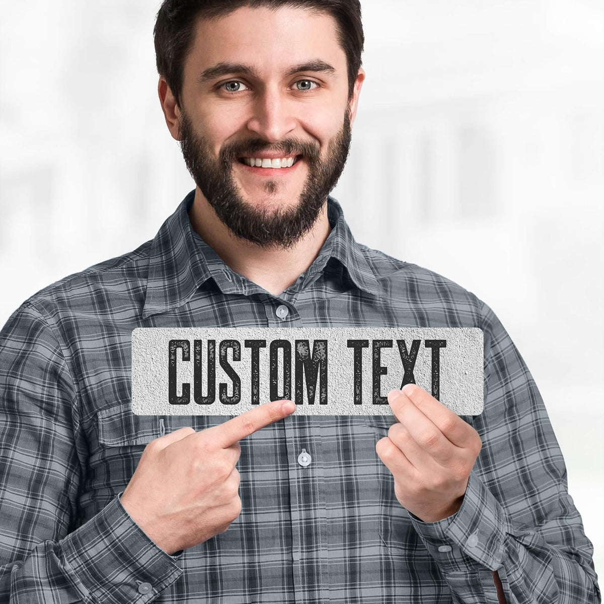 Custom Sign, Custom Street Sign, 11 Font Colors, 13 Font Styles, 4 Hole Options, 22 Sizes, 3x12