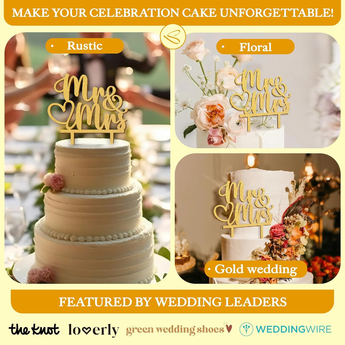 Rustic Wedding Cake Toppers Bride And Groom - Boho Mr And Mrs Cake Topper, Wood Mr And Mrs Sign For