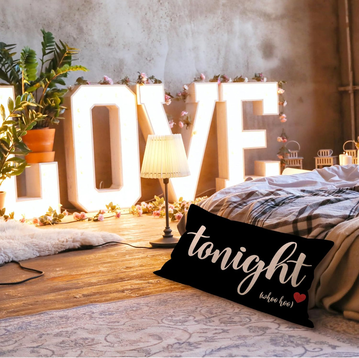 Mancheng-zi Bridal Gift,12x20 Pillow Cover,Bridal Shower Gifts,Funny Couples Reversible Linen