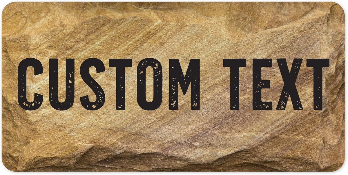 Custom Sign, Custom Street Sign, 11 Font Colors, 13 Font Styles, 4 Hole Options, 22 Sizes, 6x12