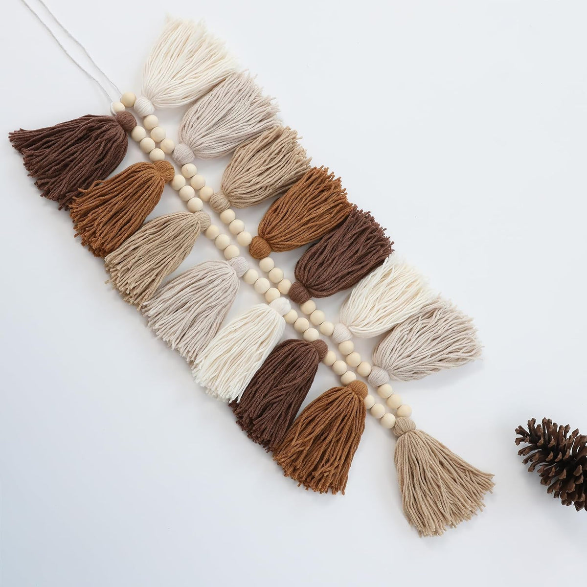 Boho Tassel Garland Terracotta Rainbow Western Banner Tassels Wall Hanging for Dorm Room Classroom