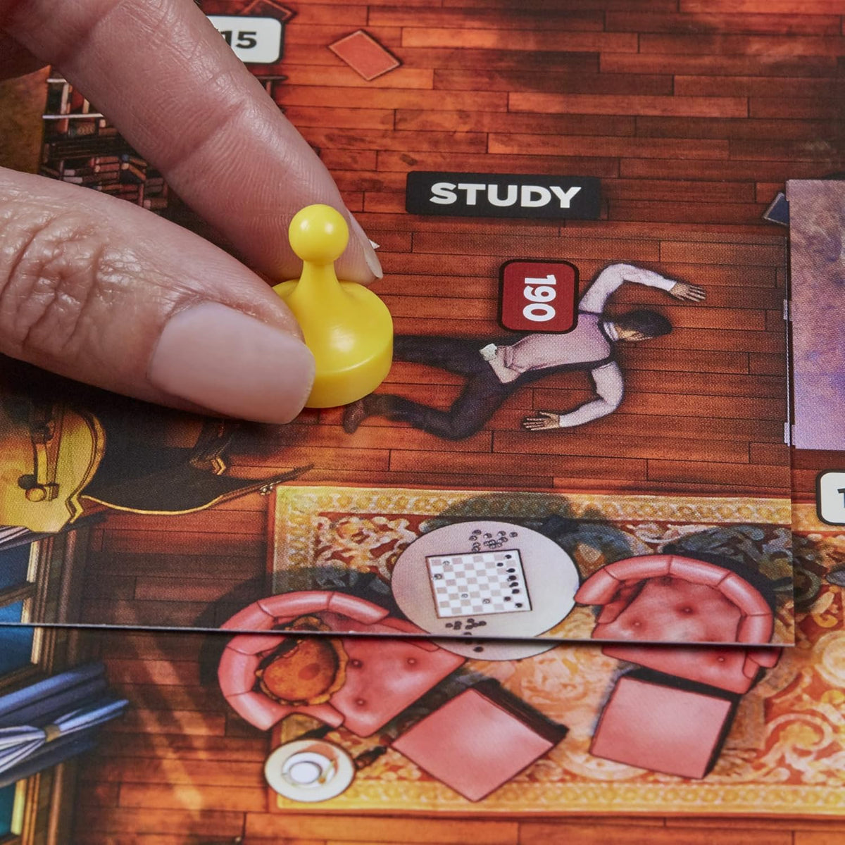 Clue Board Game Treachery at Tudor Mansion, Escape Room Game, Cooperative Family Murder Mystery