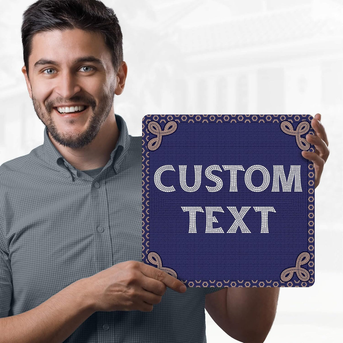 Custom Sign, Custom Street Sign, 11 Font Colors, 13 Font Styles, 4 Hole Options, 22 Sizes, 12x12