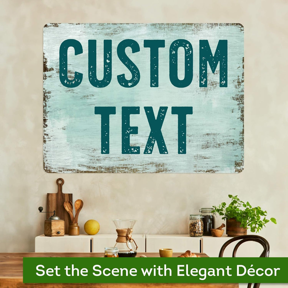 Custom Sign, Custom Street Sign, 11 Font Colors, 13 Font Styles, 4 Hole Options, 22 Sizes, 36x48