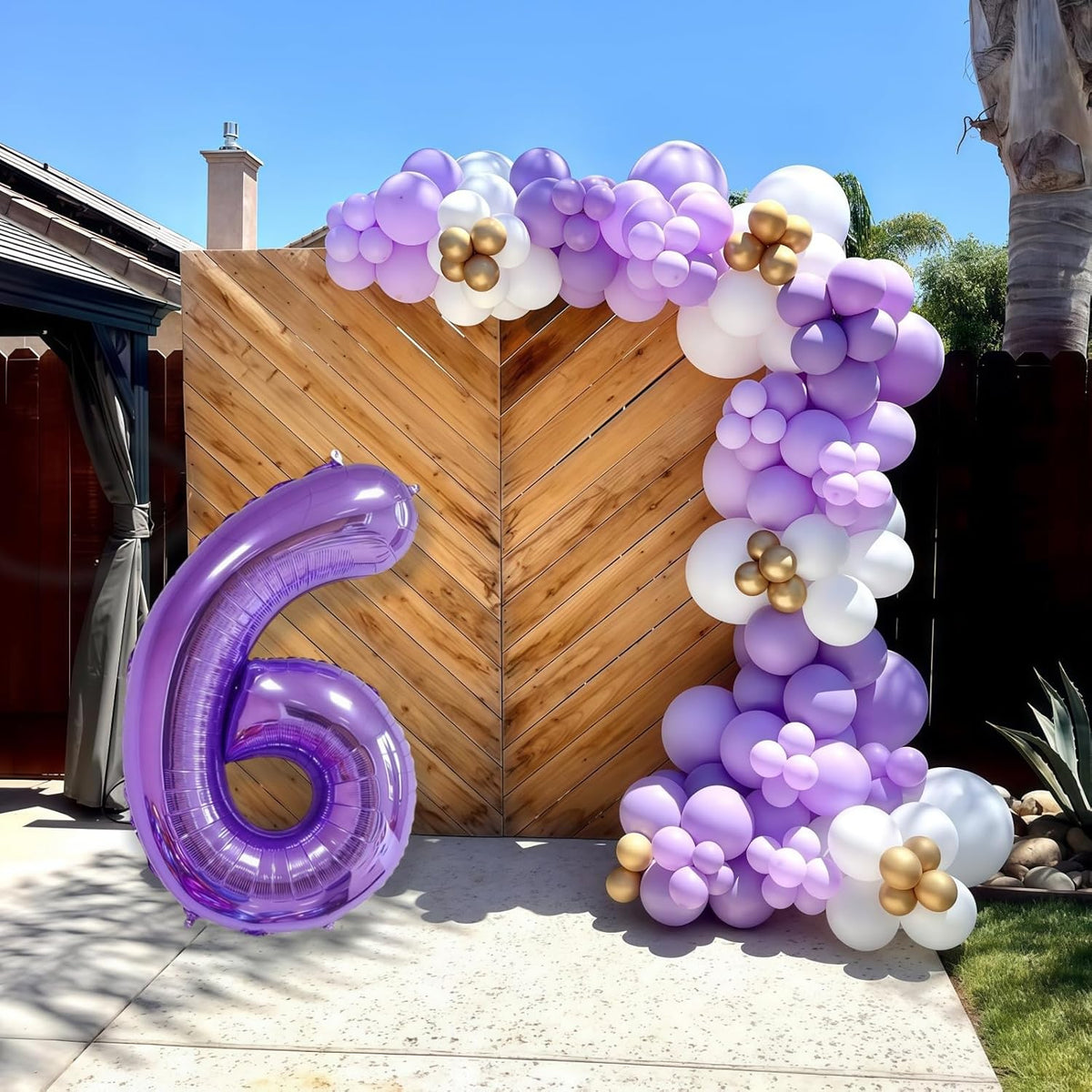 Purple 3 Balloon Number,40 Inch Number 3 Balloon Big Purple 3 Foil Mylar Helium Balloon for