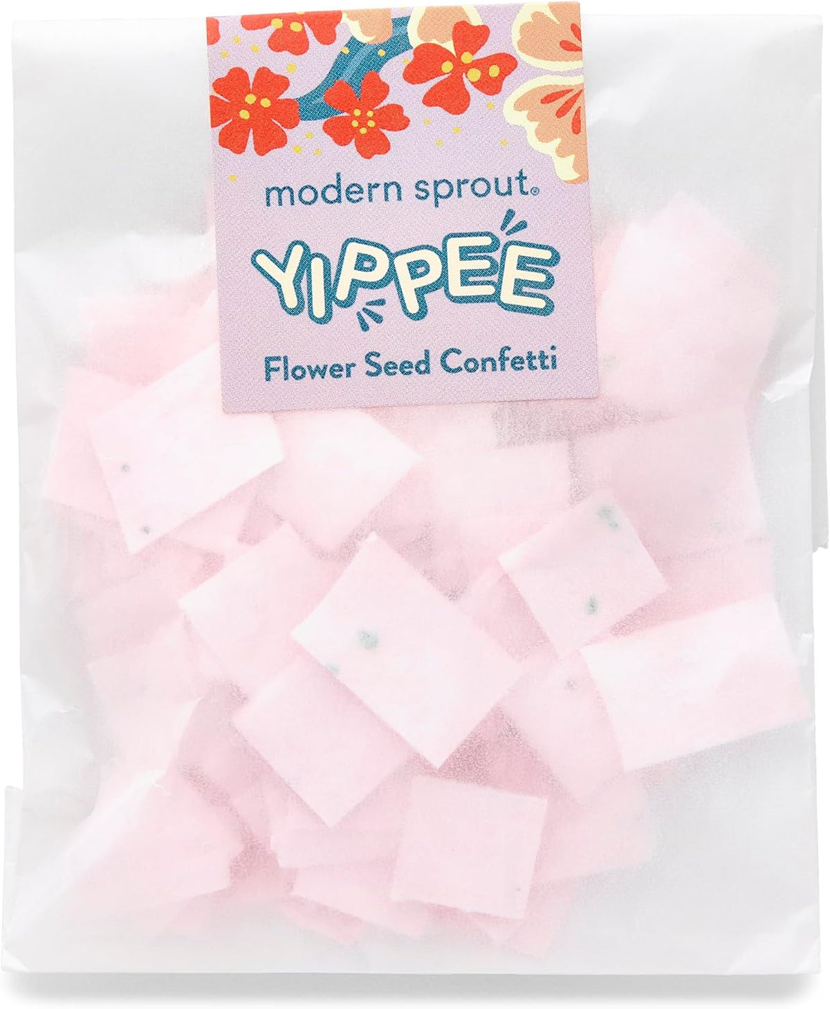Modern Sprout Plantable Seed Paper Confetti Poppers Refill Packs (12 Pack/100pc) - Plastic-Free