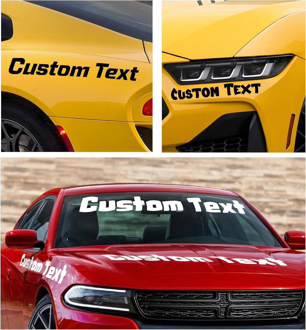 Custom Decals for Cars - Personalized Vinyl Lettering Decal - Custom Vinyl Lettering for Car