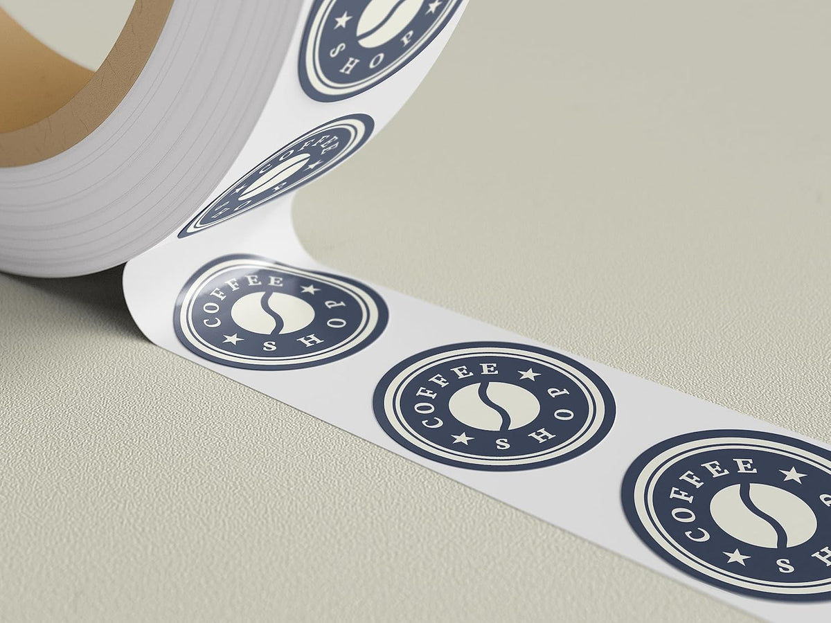 Custom Stickers Label Rolls, Build Your Own Stickers/Labels Any Design Premium Gloss BOPP Custom
