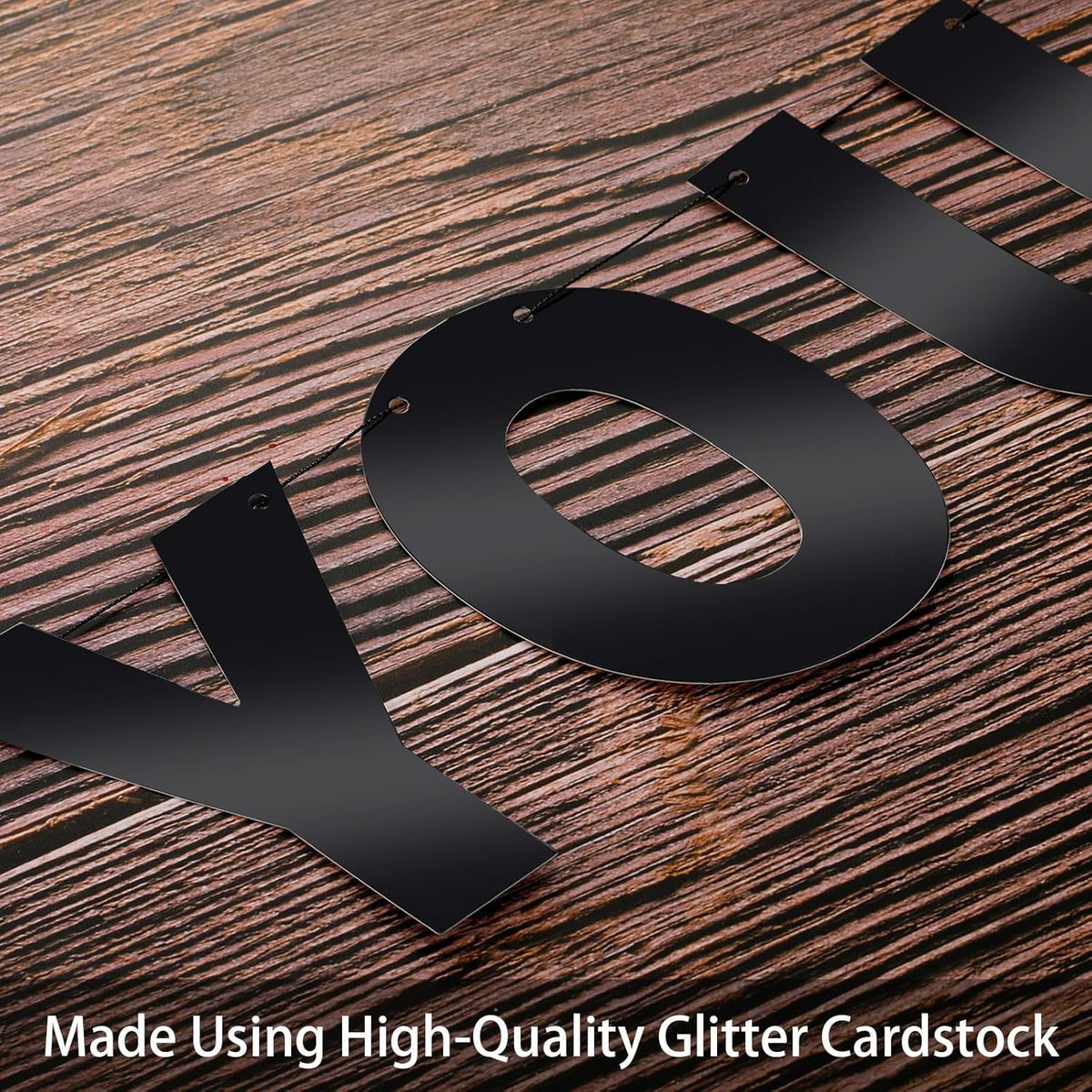 TaoBary 112 Pcs DIY Letter Custom Banner Glitter Customizable Banner Kit Including 107 Letters and